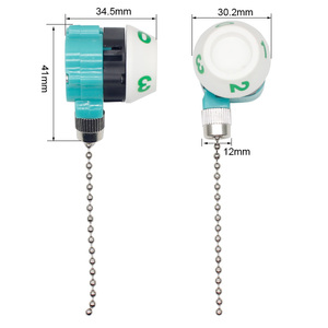 Zigzing interruttore a cerniera per orecchio 6 a125vac lampada da parete applicabile per gru da pranzo lampada a ZE-208M-S6 di regolazione a velocità variabile