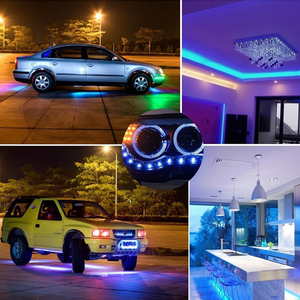 ไฟ LED Strip แบบชาร์จไฟได้ RGB 3 ม. / 5 ม. / 10 ม. APP ควบคุมโหมดเพลงพร้อมแถบไฟผู้ช่วย Alexa Google - Product Image 5