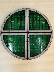 引导视觉双面LED显示屏圆形屏幕徽标定制室内LED圆形显示器 - Product Image 5
