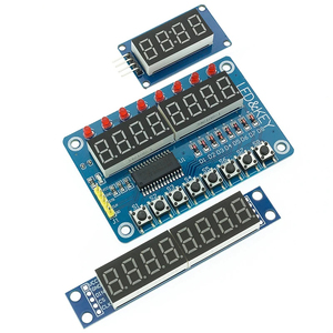 TM1637 4 bit/TM1638/MAX7219 8 bit digitale LED modulo 7 segmento orologio 0.36 pollici tubo anodo rosso quattro Driver seriale - Product Image 6