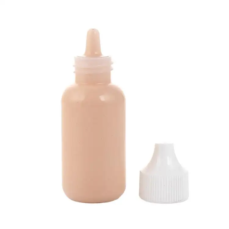 Kozmetik losyon şişeleri 4 oz plastik pompalı şişe 1oz 2oz ve 30ml damlalık şişe siyah plastik pompa kafası ile kişi skincar için