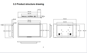 <strong>Android</strong> <strong>display</strong> panel 21.5 inch waterproof IP65 TFT <strong>LCD</strong> <strong>display</strong> RS232 and RK3568 <strong>Android</strong> 11 system - Product Image 6