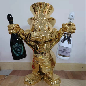 Heißer Verkauf Galvani sieren Fiberglas Ente Fiberglas Ente Skulptur Ente Skulptur - Product Image 1