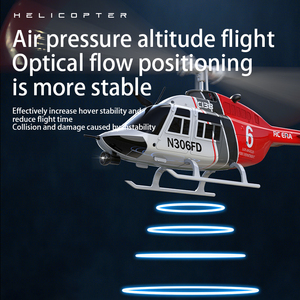 DWI <strong>RC</strong> Helicopter With 6-axis Gyroscope 2.4G <strong>6CH</strong> Remote Control Drone with Altitude Hold &amp; Optical Flow Positioning for Beginner - Product Image 5