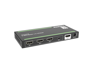 8K 48Gbps 4x1 HDMI/Conmutador de entrada de 1 a 2, entrada HDMI2.1 HDCP2.3 compatible con HDR Vision RGB, YCbCr para PS5 HDTV XBOX