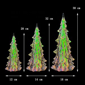 Lighted up Christmas <strong>Tree</strong> Color Changing Plastic XMAS <strong>Tree</strong> Christmas Decoration - Product Image 3