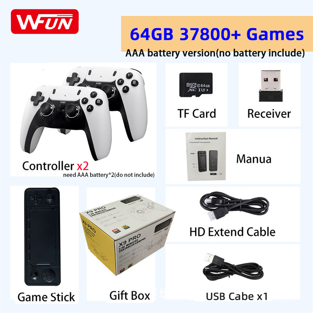 X9 pro game stick con controlador no recargable