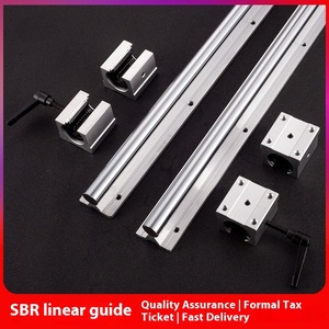 Aluminum Support Cylindrical Optical Axis <strong>Linear</strong> <strong>Guide</strong> <strong>Rail</strong> SBR10-30 Locking Slider for Woodworking Table Handle Optimal for - Product Image 3
