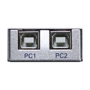 USB2.0スイッチセレクターKVMスイッチ2In1Out USBスイッチUSB2.0双方向共有プリンターキーボードマウス共有用 - Product Image 5