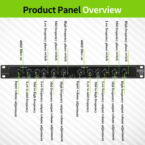 Loa hệ thống âm thanh DJ chuyên nghiệp RAYHAYES 234, kim loại, stereo 2 đường tiếng, mono 4 đường tiếng, bộ phân tần âm thanh, lọc cao tần, loa siêu trầm, sân khấu - Product Image 5