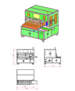 Máquina de clasificación de batería de carcasa cuadrada Máquina de clasificación automática de celda de gran capacidad de carcasa de aluminio prismático - Product Image 5