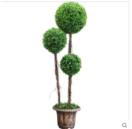 different kinds of artificial boxwood tree