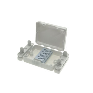 Plastic Junction <strong>Box</strong> Electronic Enclosure <strong>Box</strong> with Cable Connector for 5 Pole Connector JS-528 - Product Image 5