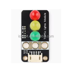Modulo di segnale stradale a LED, modulo di emissione semaforici, blocco di costruzione LEGO compatibile con Arduino microbit - Product Image 1
