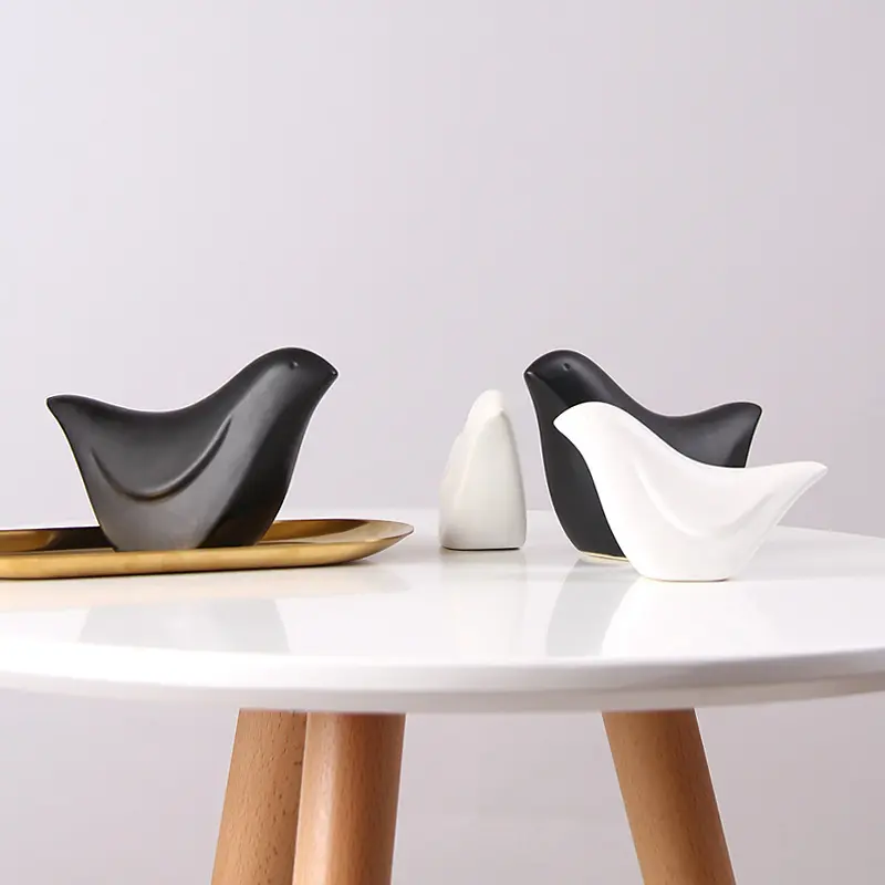 2023 NEW Nordic creative ceramic bird wedding centrotavola decorazione della tavola idee per la decorazione del bagno all'ingrosso della fabbrica