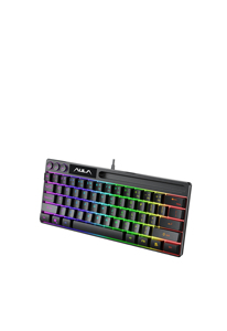 AULA F3061 RGB USB 2.0 Wired 61-Keys TKL Membrane <strong>Keyboard</strong> Mini Laptop Teclado <strong>Notebook</strong> for Desktop Compatible <strong>with</strong> LT 61 Lanix - Product Image 6