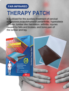Patchs de soulagement de la douleur à base d'herbes infrarouges lointaines HAOBLOC 7cm*10cm pour soulager les douleurs menstruelles et musculaires (dos, genou, cou) - Product Image 3
