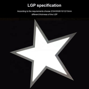 LGP Led paneller ışık lazer nokta optik levha şeffaf özelleştirilebilir şekil akrilik 3/4/5/6/8/10/12mm özelleştirilmiş Modern 80 - Product Image 3