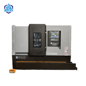 Máquina de torno CNC de 2 ejes multifunción de Metal chino para procesamiento de piezas grandes, torno de cola con precio - Product Image 1