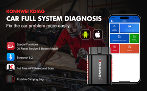 IOS Android用OBD2スキャナーコードリーダーリセット,オートカー診断スキャンツールOBDII - Product Image 3