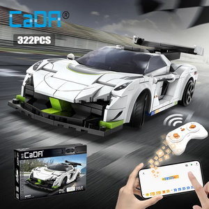 Cada C51083 Programmierung Fernbedienung 322 Stück Sportstadt RC Fahrzeug Auto Ziegel Geschenke Spielzeug für Jungen DIY Modell Baustein Sets - Product Image 2