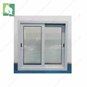 Modern Design Kitchen Internal Tinted Double Glass Horizontal <strong>Sash</strong> UPVC Sliding <strong>Window</strong> with Magnetic Screen Feature - Product Image 5