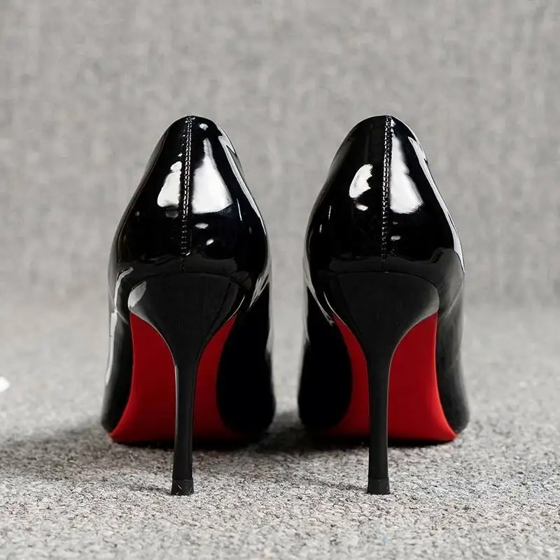 Echte Leder-Absatzheels damen 2023 Luxusschuhe Designer-Schuhe Frauen berühmte Marken rote Boden-Absatzheels