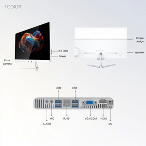 TCOIOR 23,8 PC todo en uno de 27 pulgadas Core I7 16GB RAM 512GB SSD OEM AIO Computadora de escritorio Monoblock PC todo en uno con batería UPS - Product Image 6