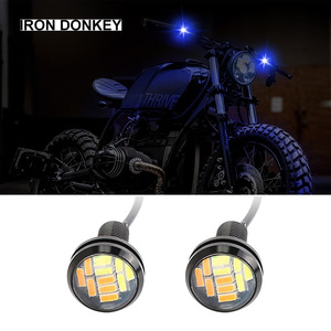 12V <strong>LED</strong> Car Auto Motorcycle <strong>LED</strong> Light 4014 12SMD <strong>23MM</strong> Colorful Turning Signa Mini Driving Lights for Motorcycle - Product Image 2