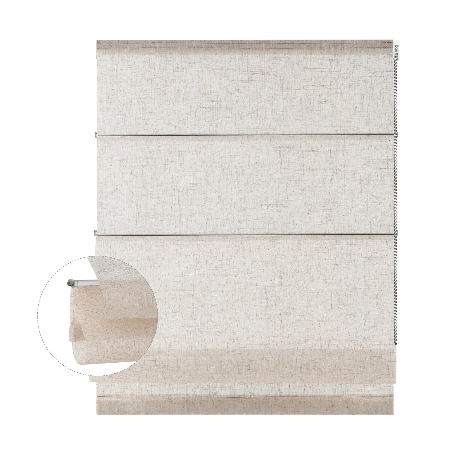 Customizzato stile moderno tende da tende romane manuali luce filtrante tessuto tende rullo per le finestre del soggiorno