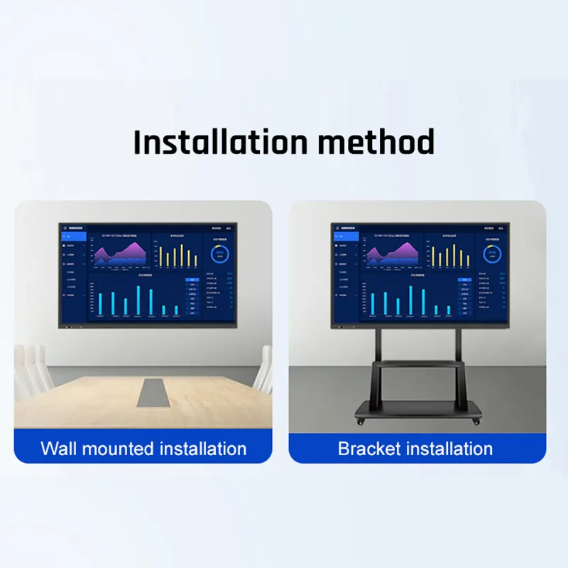 Ultra sottile 75 pollici interattivo Smart Led conferenza macchina All-In-One Led Tv Display