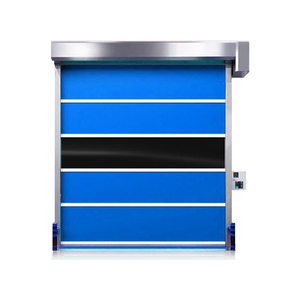 Porte de garage souterrain à enroulement rapide à reconnaissance faciale automatique, porte à enroulement rapide de type turbine pour entrepôt - Product Image 3