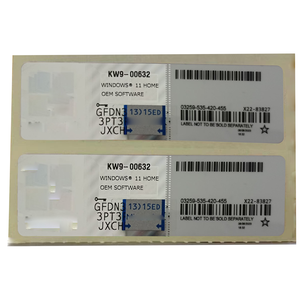 Oem Sticker Bạc giành chiến thắng 11 nhà toàn cầu trực tuyến kích hoạt chất lượng cao giấy phép 6 tháng đảm bảo DHL/fedex/UPS miễn phí vận chuyển - Product Image 2