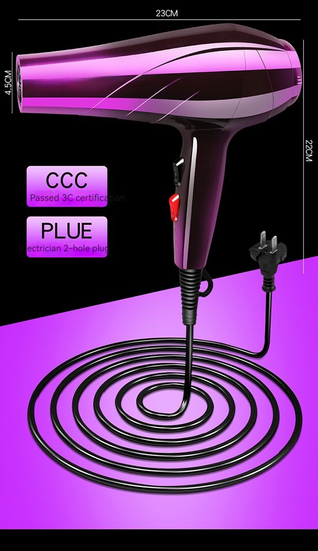 Most Popular High Quality And Ultralow Price With Patent Certificates Salon Professional Hair Dryer For Home Salon