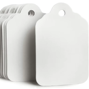 Cadena de etiqueta colgante de envío en blanco reciclable para cuerda de ropa nuevos diseños de etiqueta colgante de China - Product Image 1