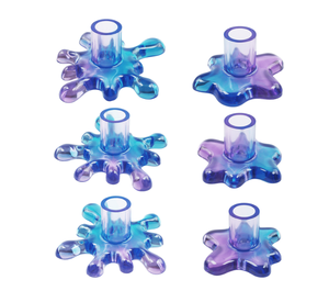 DIY Melt Flowing Water Droplets Water <strong>Flow</strong> Shape Candle Holder Silicone <strong>Mold</strong>
