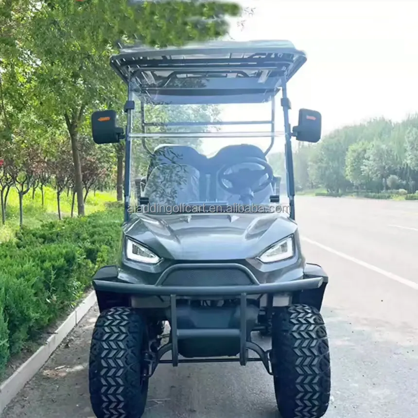 48 72V Electric Golf Cart with Independent Suspension 7.5KW Motor 90KM Driving Mileage Fuel Type Electric