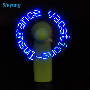 Ventilador LED programable para mensajes, con texto personalizado