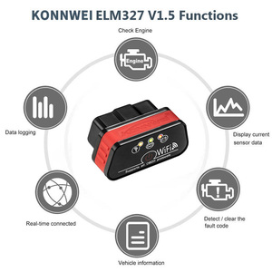 KONNWEI KW901 WIFI coche OBD2 escáner de diagnóstico más vendido en Polonia lector de código para Android e IOS varios idiomas marca - Product Image 3