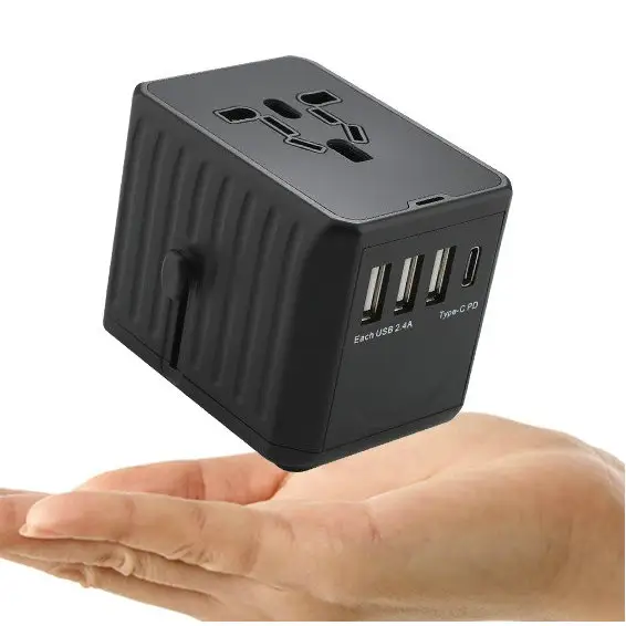 Multi-Nation Travel Adapter Met Usb Charger