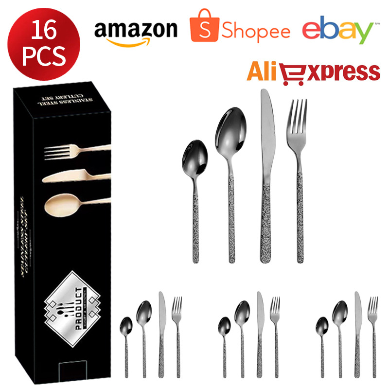 Black 16pcs