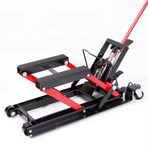 Cric de levage de <span class=keywords><strong>moto</strong></span> hydraulique 680 KG Table élévatrice de <span class=keywords><strong>moto</strong></span> à pied, cric de levage à ciseaux ATV avec roues - Product Image 6