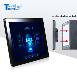 OEM 4K All-In-One PC Industrial Computer Monitor de pantalla táctil industrial con HDM VGA USB para sistemas de control de automatización de fábrica - Product Image 1