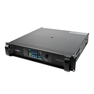 PA System Led Touch Screen 4 Channel FIR Filtering XLR DSP20000Q Touring <strong>DSP</strong> Amplifier with Dante <strong>Networking</strong> - Product Image 2