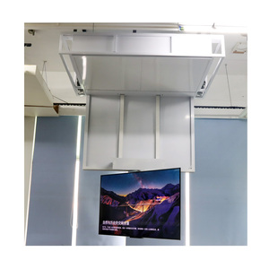 JGST New Arrival 32-65&quot; Drop Down Retractable <strong>180</strong>&deg; Swivel <strong>Tv</strong> Ceiling Hidden <strong>Mount</strong> Lift Motorized Ceiling Flip Down <strong>Tv</strong> <strong>Mount</strong> - Product Image 1