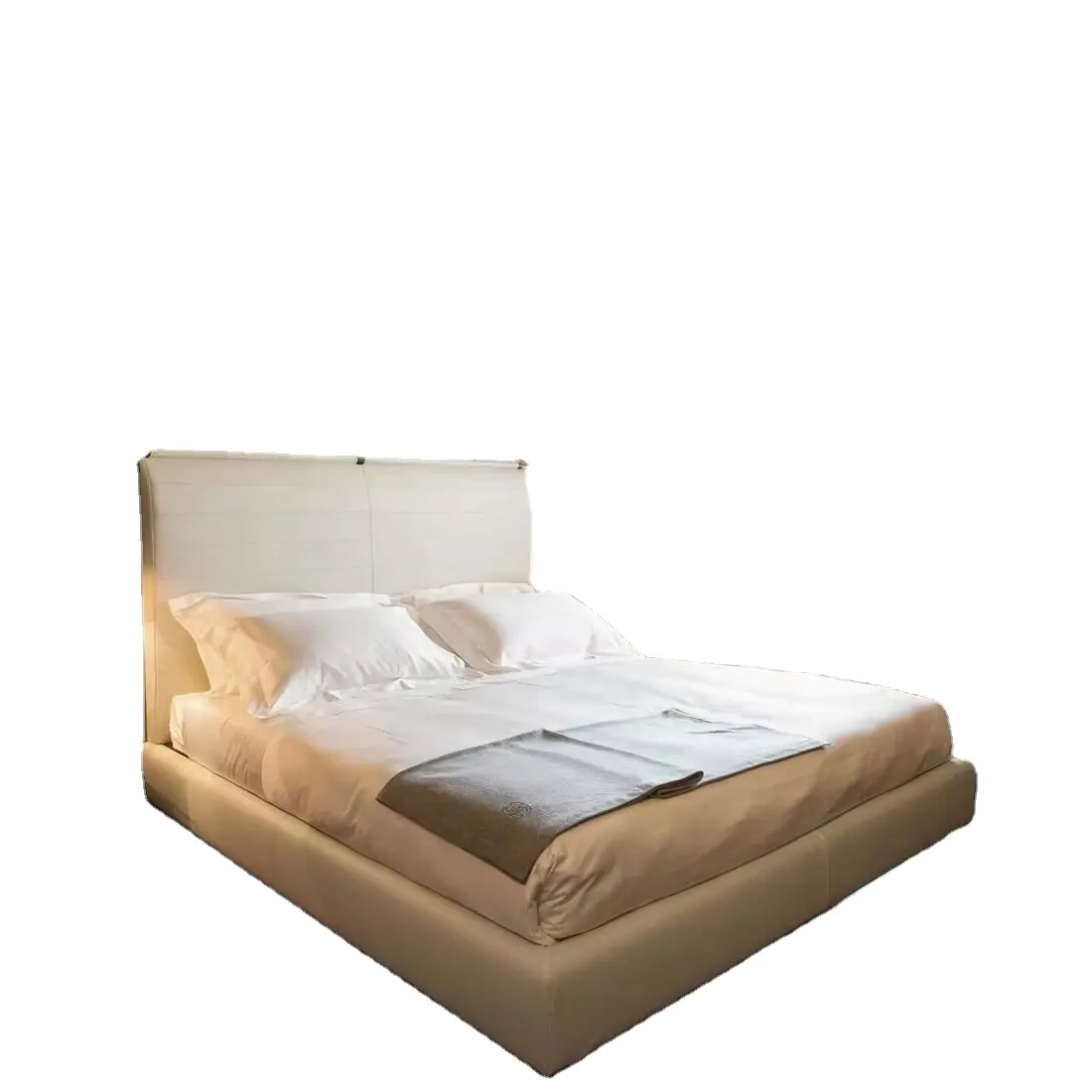 2024 современный дизайн, мягкий итальянский комплект для спальни, каркас кровати размера «King-Size», мебель для спальни
