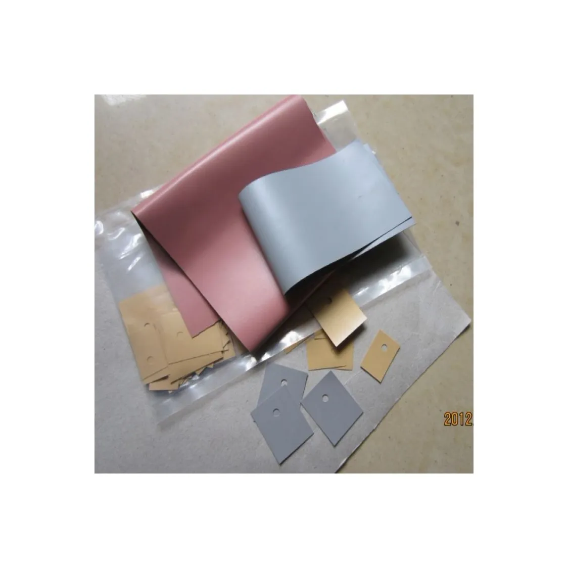 Almohadilla térmica de silicona sil-pad K10, aislamiento de goma, lámina de fibra de vidrio, conductora térmica