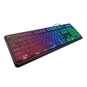 Son ucuz ve esnek dizüstü bilgisayar teclado gamer delux multimedya RGB bilgisayar PC OEM RGB oyun klavyesi - Product Image 3