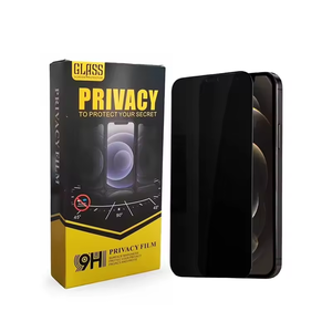 อุปกรณ์ป้องกันหน้าจอเพื่อความเป็นส่วนตัวสำหรับ iPhone 14 15 13 16PROMAX 9H กระจกนิรภัยป้องกันคนแอบมองสำหรับ infinix Hot 10 Play POP 8ป้องกันความเป็นส่วนตัว - Product Image 1
