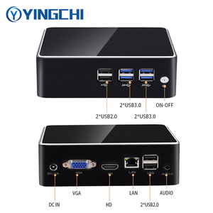 YINGCHI Mini PC i5 5500U i5 5200U i3 5005U 1080P低電力MSATAストレージWin10/11HDVGAディスプレイマイクロデスクトップコンピューター